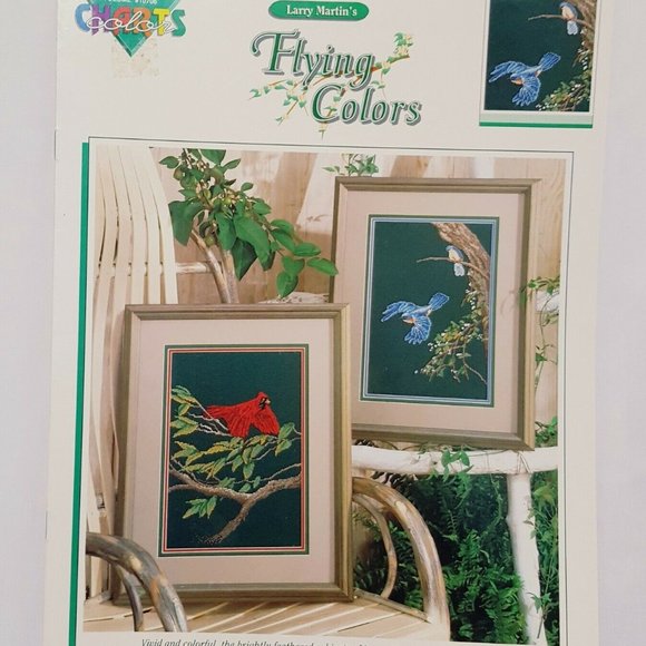 Flying Colors Bluebirds Cardinal Cross Stitch Book - Picture 8 of 8